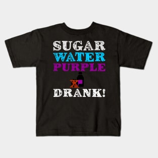 Sugar Water Purple Drinking Birthday Gift Kids T-Shirt